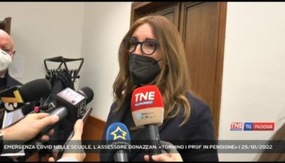 PADOVA | EMERGENZA COVID NELLE SCUOLE. L'ASSESSORE DONAZZAN: «TORNINO I PROF IN PENSIONE»