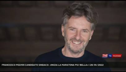 PADOVA | FRANCESCO PEGHIN CANDIDATO SINDACO: «INIZIA LA MARATONA PIU' BELLA»