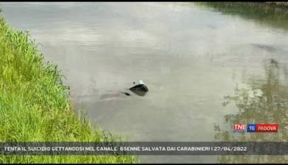 CONSELVE | TENTA IL SUICIDIO GETTANDOSI NEL CANALE: 65ENNE SALVATA DAI CARABINIERI