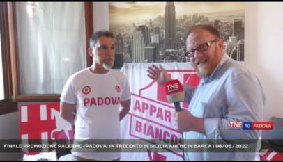 PADOVA | FINALE PROMOZIONE PALERMO-PADOVA: IN TRECENTO IN SICILIA ANCHE IN BARCA