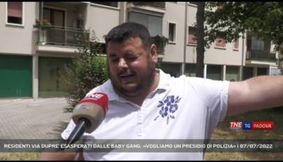 PADOVA | RESIDENTI VIA DUPRE' ESASPERATI DALLE BABY GANG: «VOGLIAMO UN PRESIDIO DI POLIZIA»