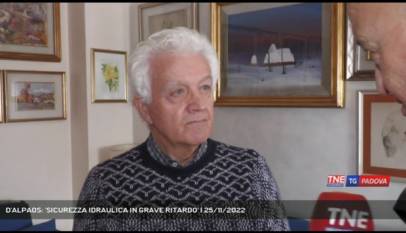 PADOVA | D'ALPAOS: 'SICUREZZA IDRAULICA IN GRAVE RITARDO'